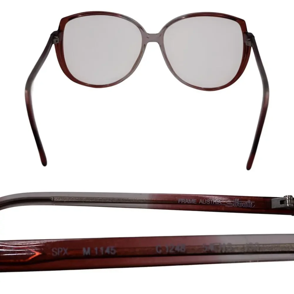 SILHOUETTE SPX M1145 C1248 Pink Ombre Womens Glasses Eyeglass Frames 54-13-130